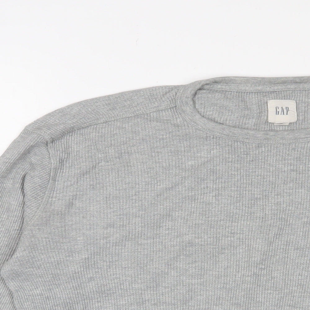 Gap Womens Grey Cotton Pullover Sweatshirt Size M Pullover