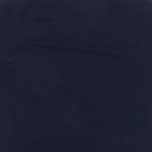 Bewley Ritch Mens Blue Cotton T-Shirt Size L Crew Neck - Logo, Embroidered