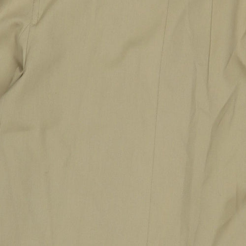 Horne Brothers Mens Beige Overcoat Coat Size XL Button - Pockets