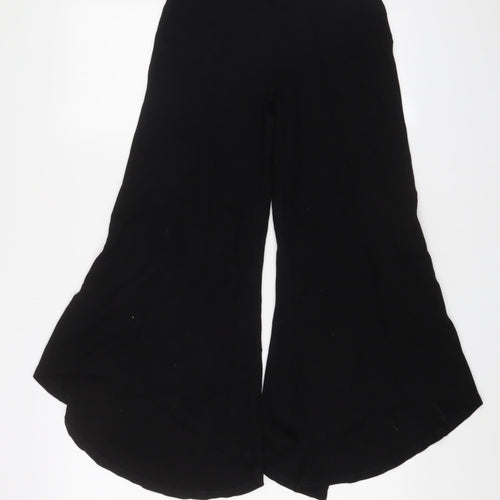 River Island Womens Black Viscose Trousers Size 10 L25 in Regular