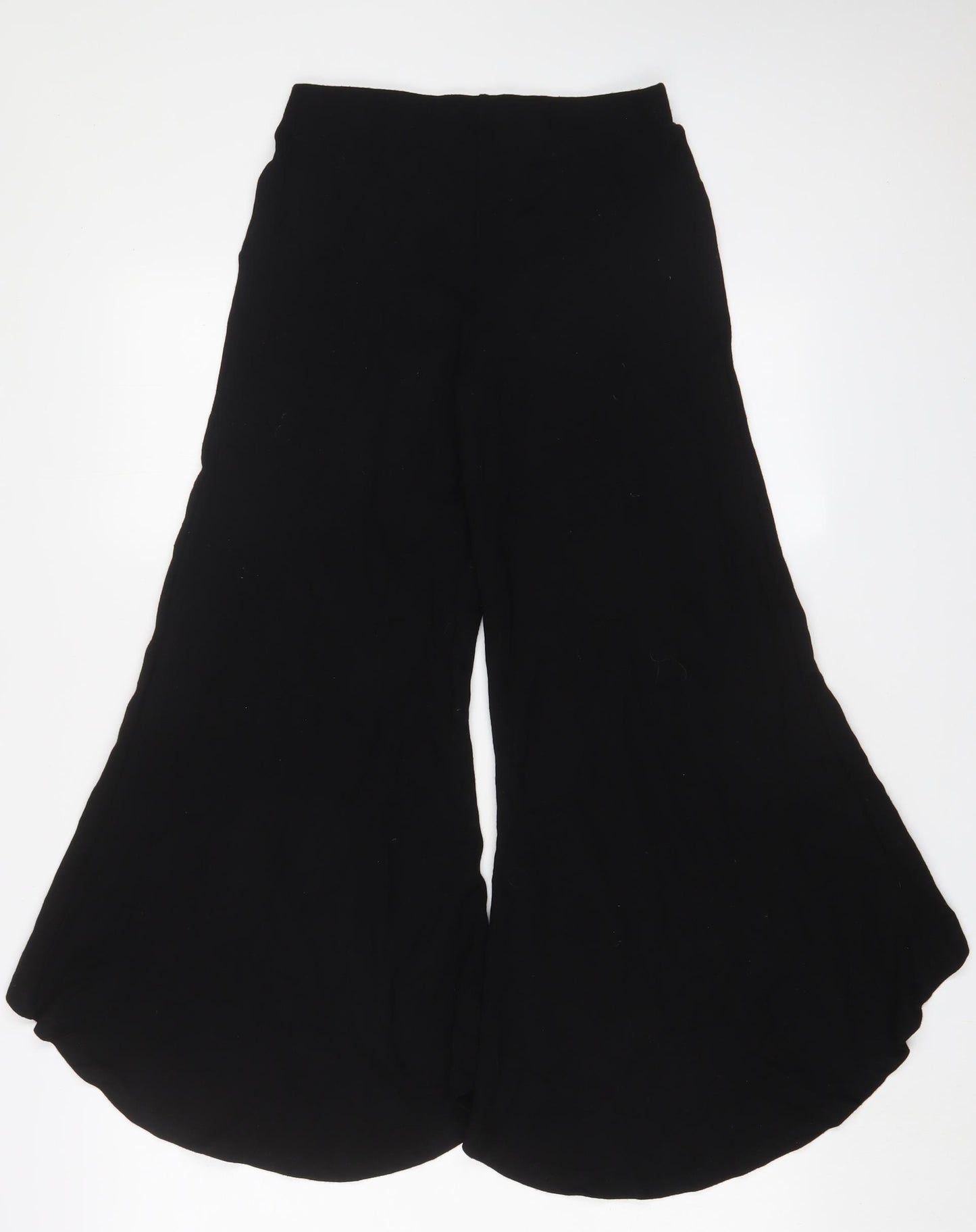 River Island Womens Black Viscose Trousers Size 10 L25 in Regular