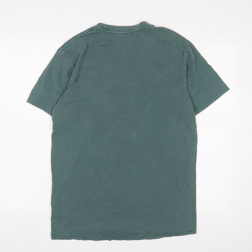 EMI Mens Green Cotton T-Shirt Size M Crew Neck - Washington DC