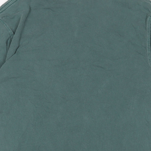 EMI Mens Green Cotton T-Shirt Size M Crew Neck - Washington DC