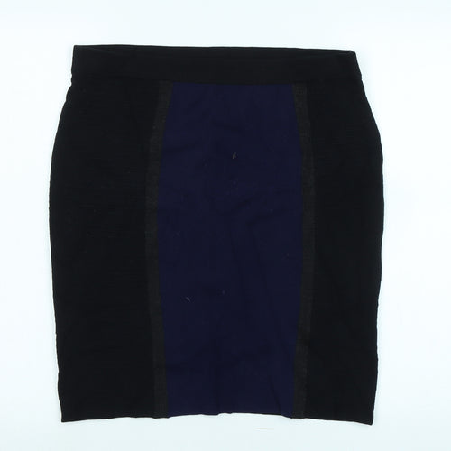 Phase Eight Womens Black Acrylic Bandage Skirt Size 12 - Logo