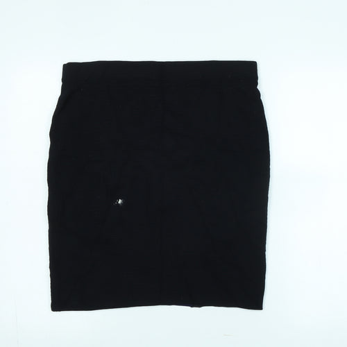 Phase Eight Womens Black Acrylic Bandage Skirt Size 12 - Logo