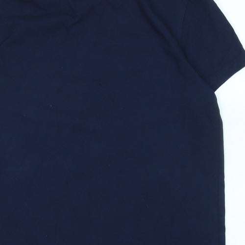 Levis Mens Blue Cotton Blend T-Shirt Size S Crew Neck - Logo - LEVI'S