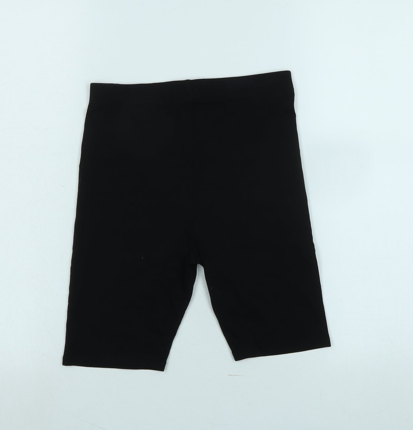 Disney Girls Black Cotton Bermuda Shorts Size 11-12 Years Regular