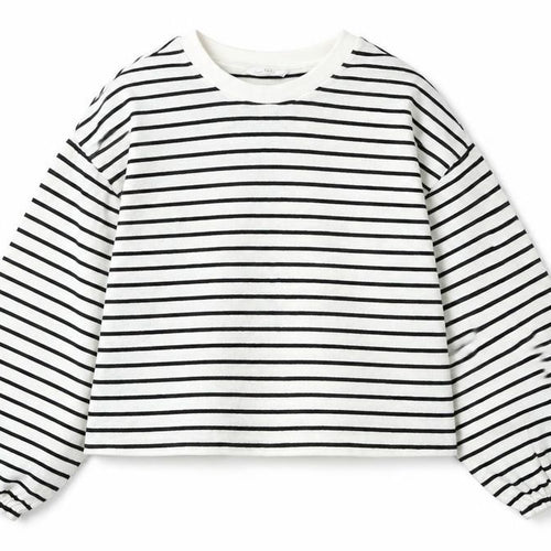 Marks and Spencer Girls Black Crew Neck Cotton Pullover Jumper Size 12-13 Years