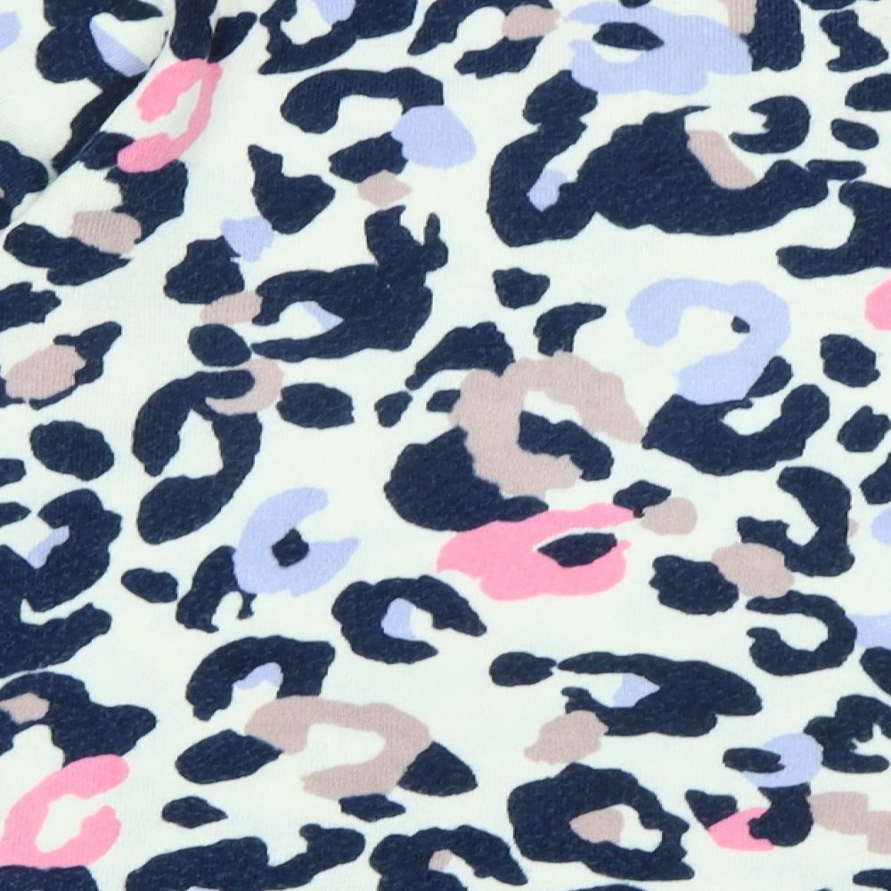 Marks and Spencer Womens Multicoloured Crew Neck Camouflage Acrylic Pullover Jumper Size 20