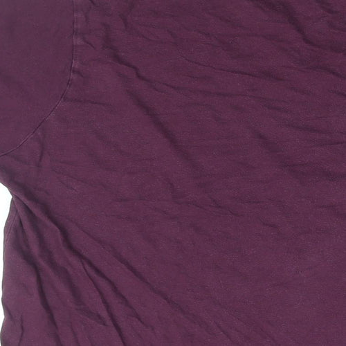 Disney Womens Purple Solid Cotton Top Pyjama Top Size XL - Lady and the Tramp, Meet Me Under The Stars