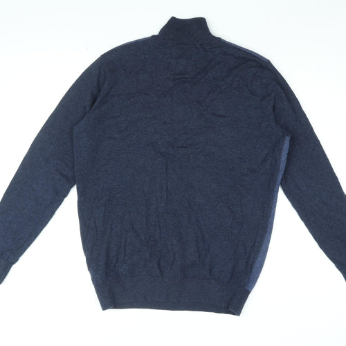 Fynch-Hatton Mens Blue Cotton Pullover Sweatshirt Size M