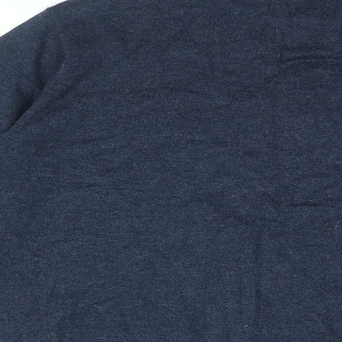 Fynch-Hatton Mens Blue Cotton Pullover Sweatshirt Size M