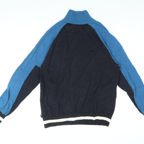 Paul Smith Mens Blue Cotton Pullover Sweatshirt Size S