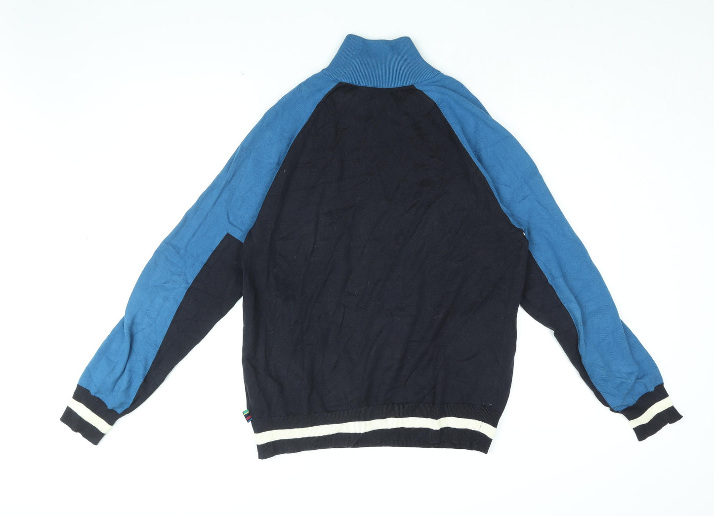 Paul Smith Mens Blue Cotton Pullover Sweatshirt Size S