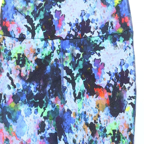 Bamboo Clothing Womens Blue Geometric Bamboo Pedal Pusher Leggings Size 12 L21 in Regular Pullover
