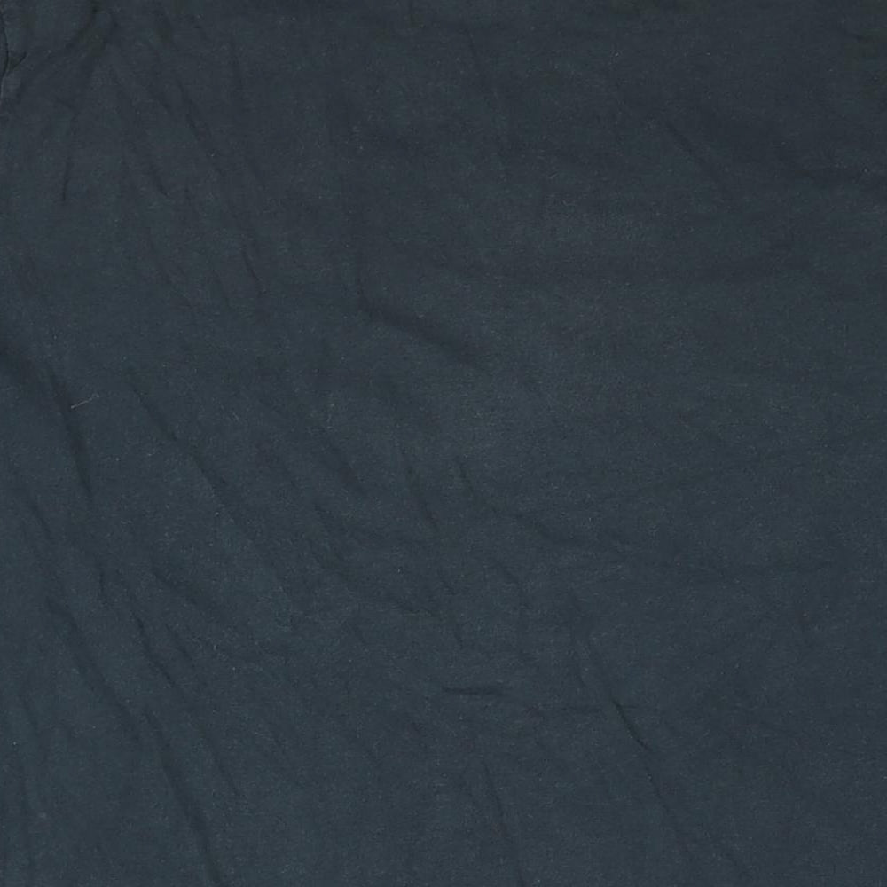 Jack Wills Mens Black Cotton T-Shirt Size L Round Neck
