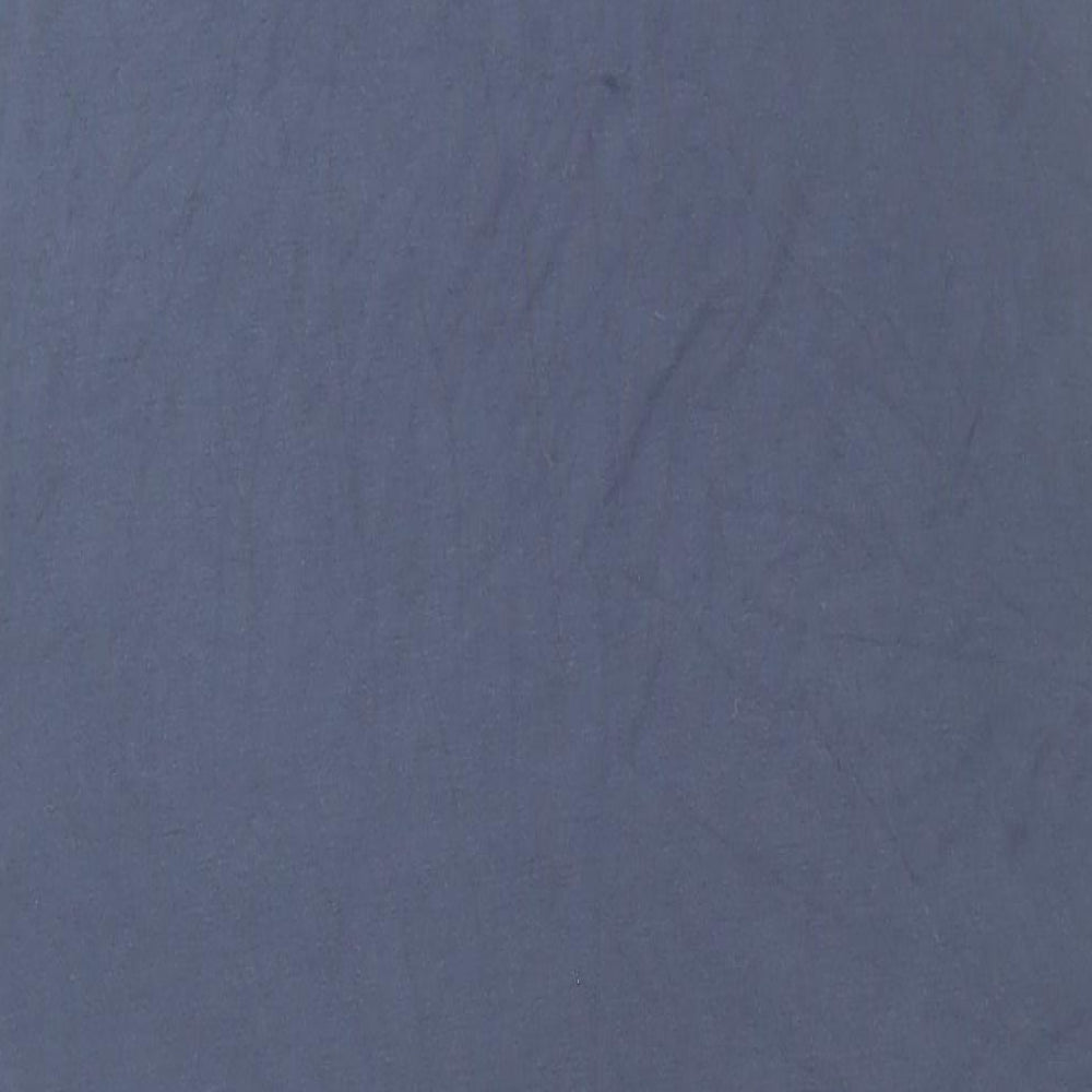 Oasis Womens Blue Viscose Shift Size L Round Neck Pullover