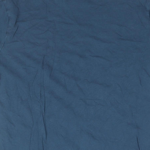 Lee Cooper Mens Blue Cotton T-Shirt Size S Round Neck - Lee Cooper Originals