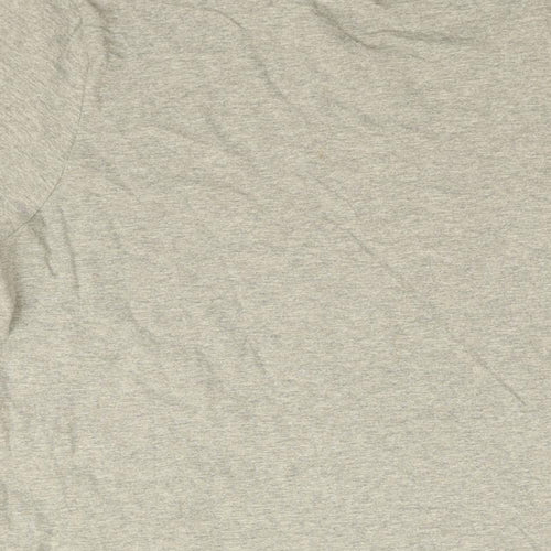HUGO BOSS Mens Grey Cotton T-Shirt Size S Round Neck