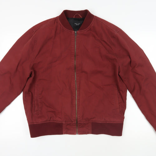 New Look Red Bomber Jacket XL - Casual Stylish Zip