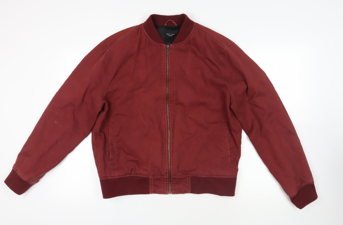 New Look Red Bomber Jacket XL - Casual Stylish Zip