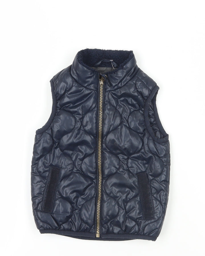 Next Blue Unisex Toddler Puffer Jacket 12-18 Months