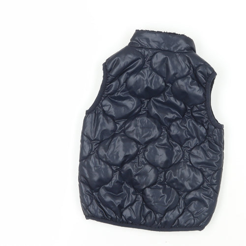 Next Blue Unisex Toddler Puffer Jacket 12-18 Months