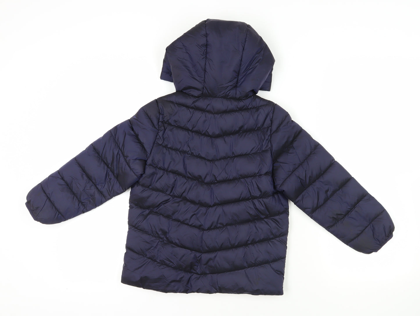 Marks and Spencer Boys Blue Puffer Jacket 7-8 Years