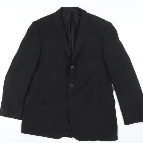 Marks and Spencer Black Suit Jacket - M, Regular Fit