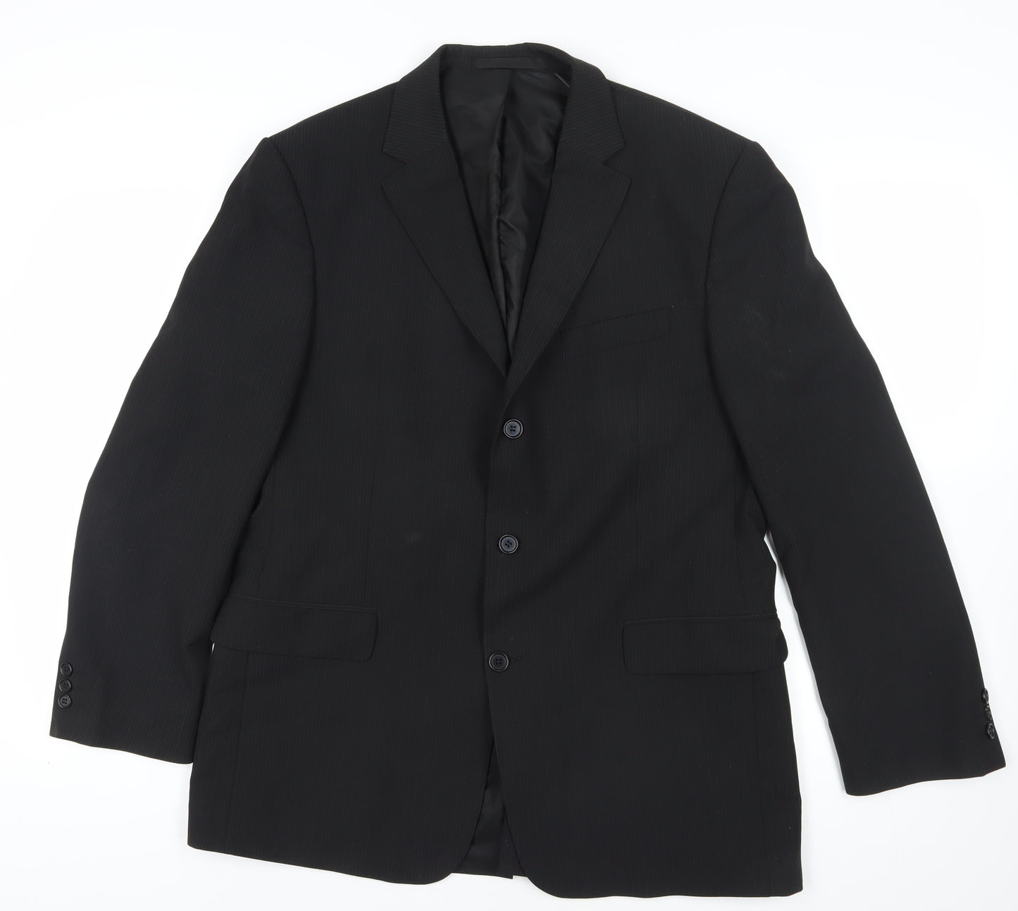 Marks and Spencer Black Suit Jacket - M, Regular Fit