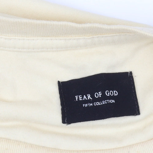 Fear of God Beige Medium T-Shirt