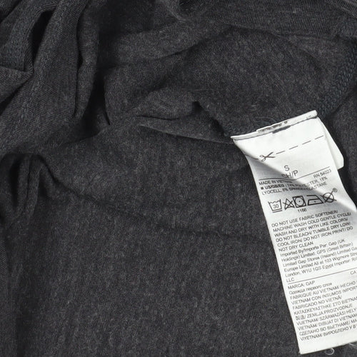 GapFit Grey V-Neck Active T-Shirt Size S