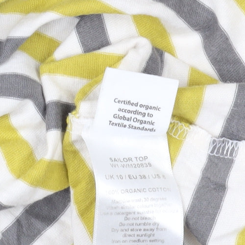 Seasalt Striped Cotton T-Shirt, Multicoloured