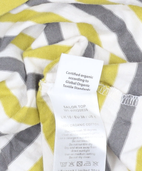 Seasalt Striped Cotton T-Shirt, Multicoloured