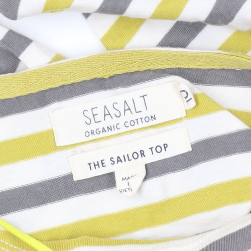 Seasalt Striped Cotton T-Shirt, Multicoloured