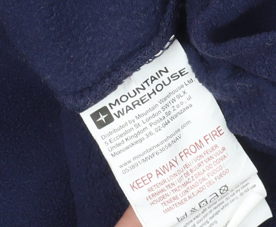 Mountain Warehouse Blue Fleece Hoodie 9-10 Yrs