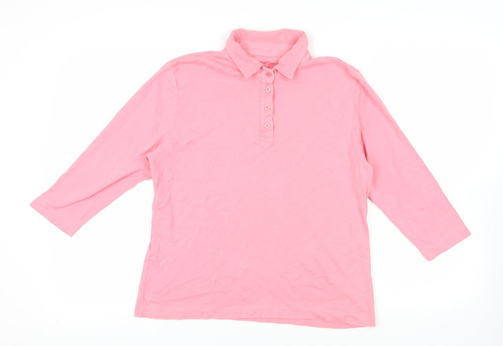 Rowland's Pink Polo Shirt L