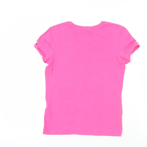 adidas Pink Crew Neck Short Sleeve T-Shirt
