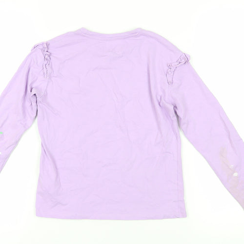 Mountain Warehouse Purple Owl Graphic Long Sleeve T-Shirt 9-10Y