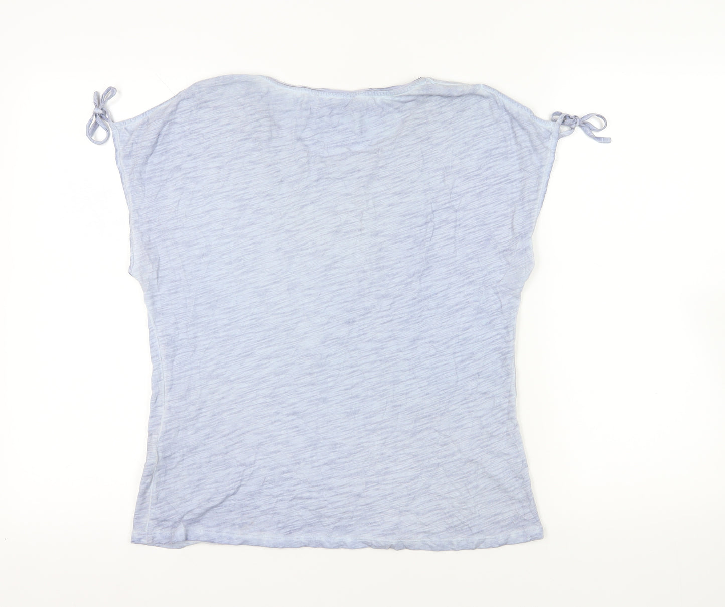 Mint Velvet Blue Cap Sleeve T-Shirt Size 10