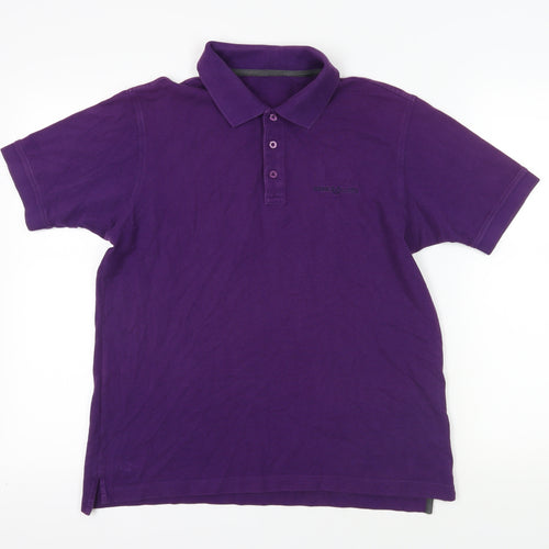 Henri Lloyd Purple Men's Polo Shirt Size 12 Cotton