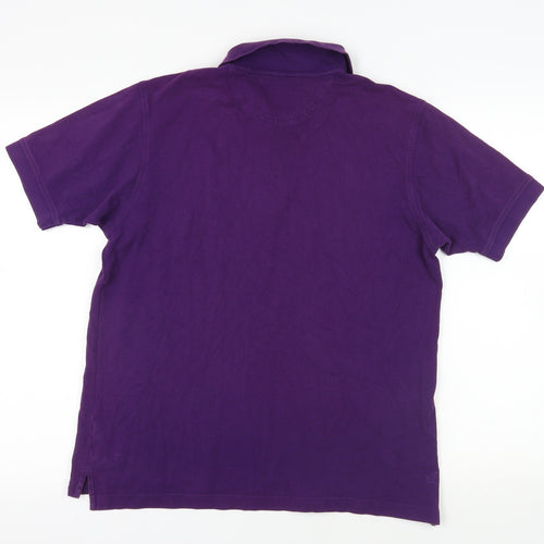 Henri Lloyd Purple Men's Polo Shirt Size 12 Cotton