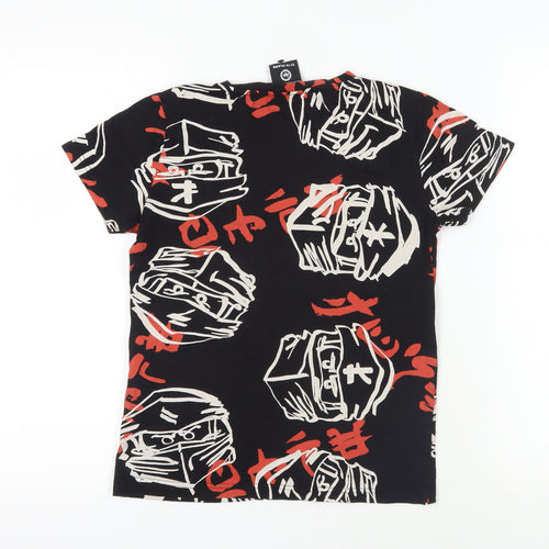 Hype Black Ninjago Graphic T-Shirt 11-12 Years