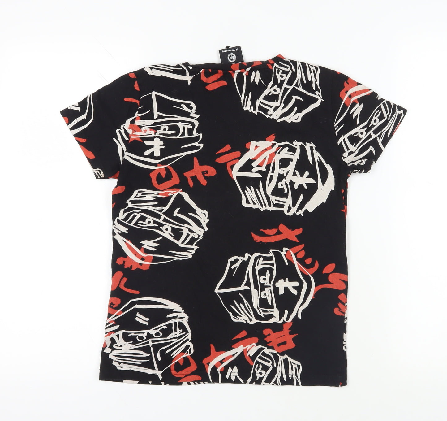 Hype Black Ninjago Graphic T-Shirt 11-12 Years