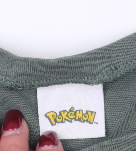 Pokémon Green Pikachu Long Sleeve T-Shirt - Size 14