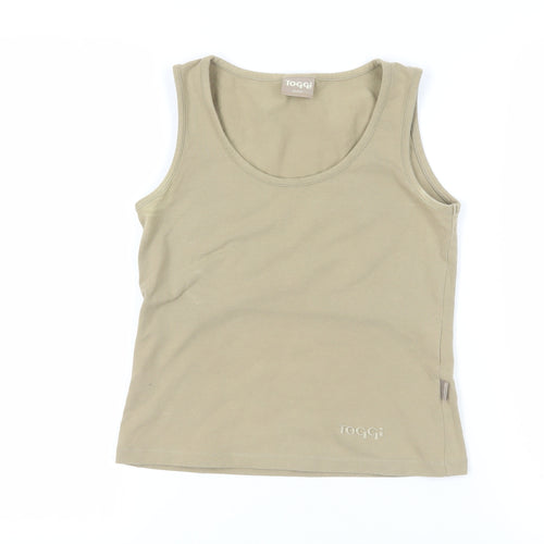 Toggi Beige Tank Top, Size 10, Sleeveless Basic Style