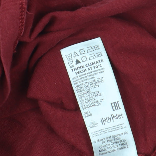 Marks and Spencer Red Harry Potter T-Shirt, Size 14-15 Years