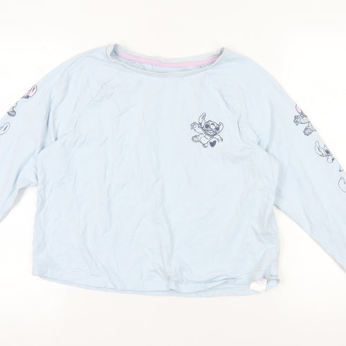 Disney Blue Stitch Long Sleeve T-Shirt - Medium