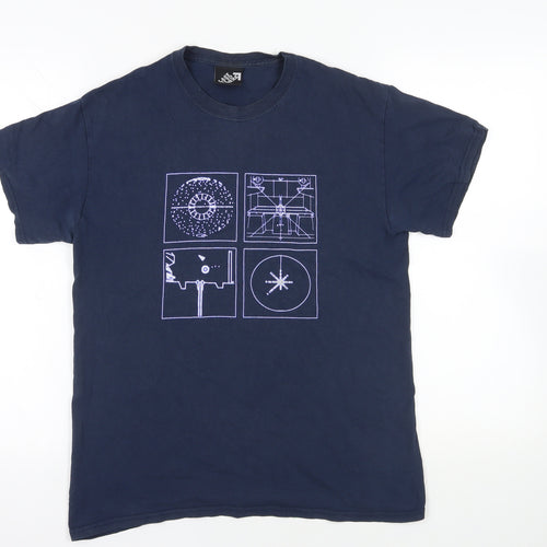Last Exit to Nowhere Navy Graphic T-Shirt Medium