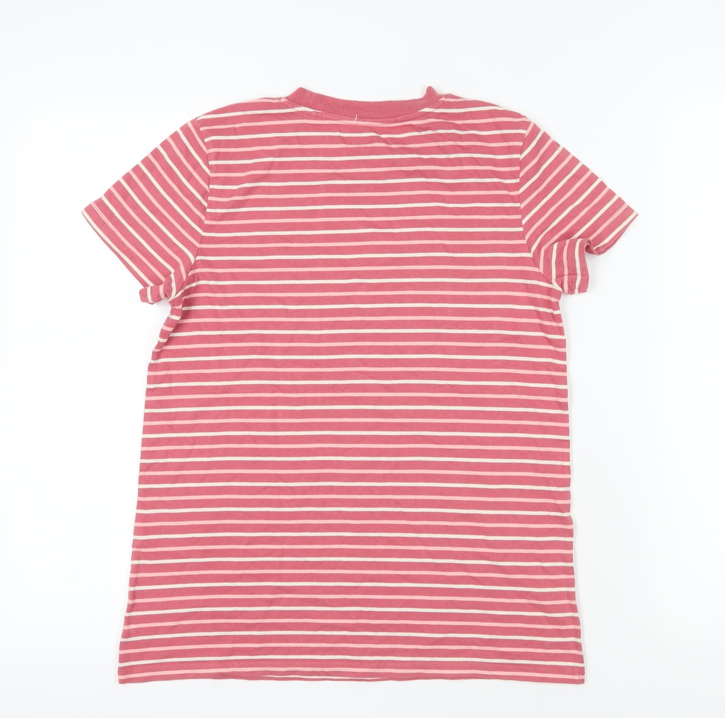 Levi's Pink Striped Ringer T-Shirt, Size S